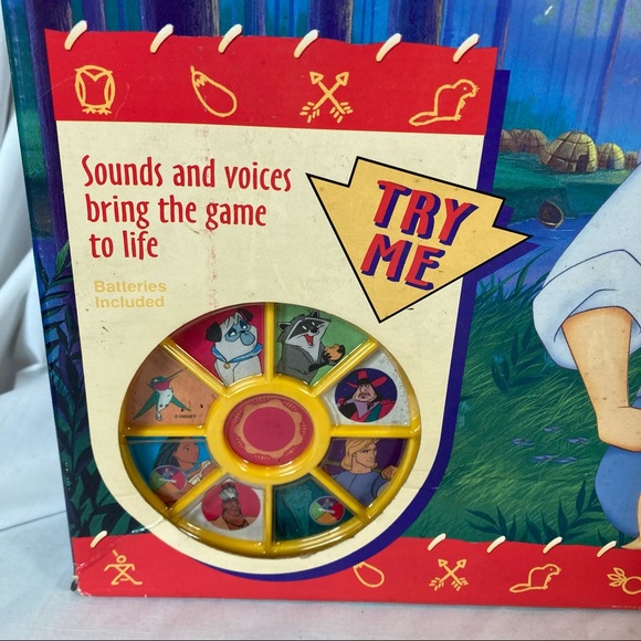 Pocahontas Disney Electronic Talking Board Game 1994 Unopened Parker Brothers - Picture 2 of 10